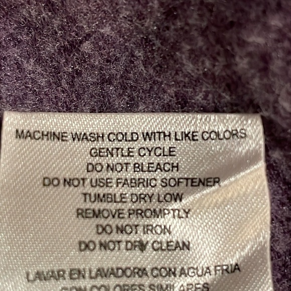 Free 2 Be Purple Hoodie. Size XXL. Long Sweatshirt w scoop hemline. Super soft - Picture 8 of 11